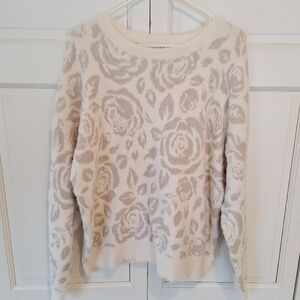 Laura Ashley floral sweater - NWT